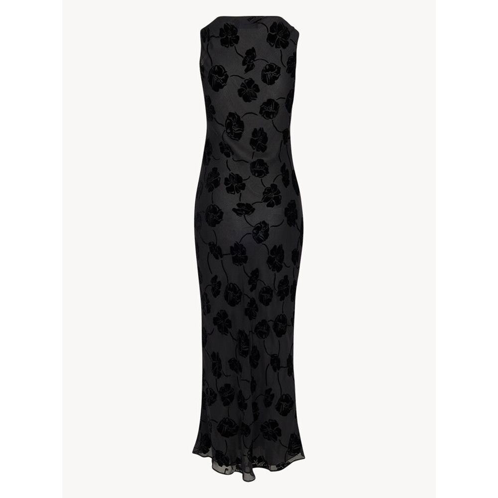 Realisation Par The Carla Long Dress - S - Lily Devoire Noir Black Floral Print - Picture 2 of 8